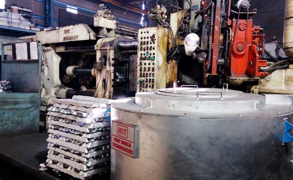 Electrical Aluminium Crucible Type Melting cum Holding Furnace