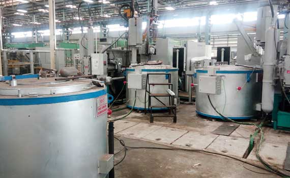 Electrical Aluminium Crucible Type Melting cum Holding Furnace