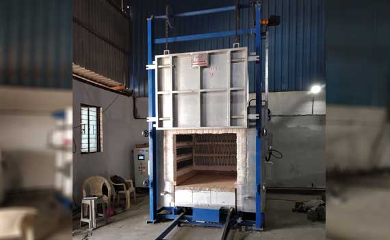 Bogie Hearth Type / Car Bottom Type Heat Treatment Furnace