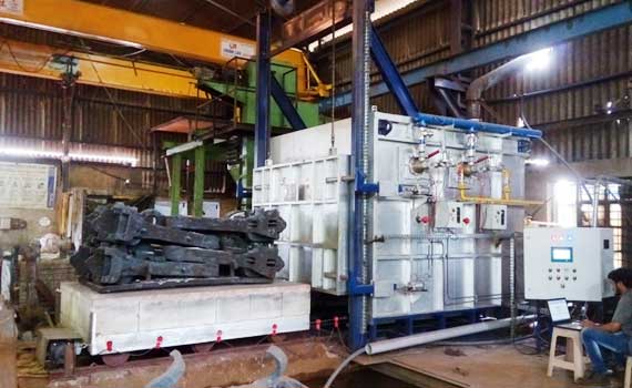 Bogie Hearth Type / Car Bottom Type Heat Treatment Furnace