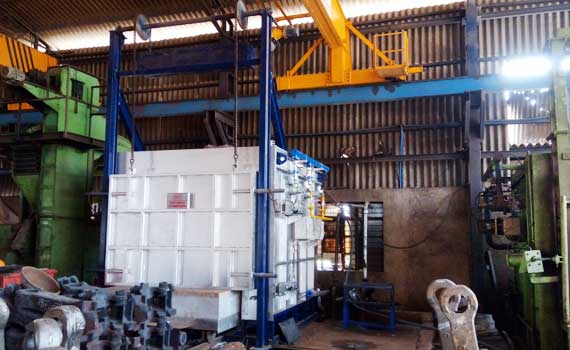 Bogie Hearth Type / Car Bottom Type Heat Treatment Furnace