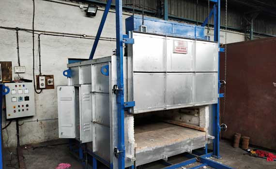 Bogie Hearth Type / Car Bottom Type Heat Treatment Furnace