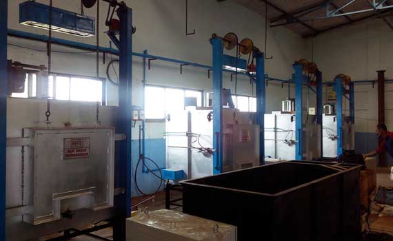 Electrically Heated Drop Quench Furnace for Aluminium Heat Treatment