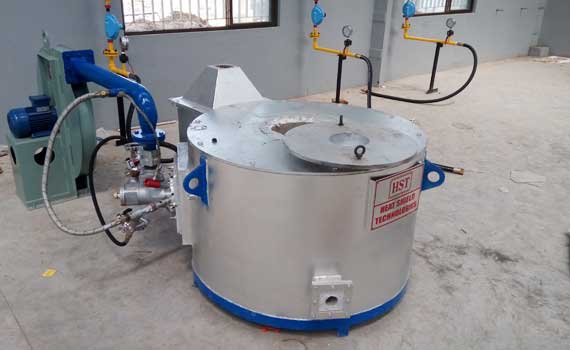 Gas Fired /Oil Fired Brass/ Copper/ Lead Melting Furnace